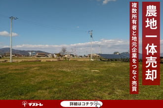【浜松市中央区(旧西区)】複数の土地所有者と地元企業をつないだ農地の一体売却
